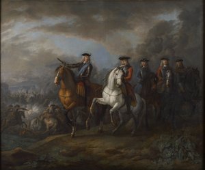 Portrett av hertugen av Marlborough og jarlen av Cadogan, britisk general, på Blenheim
